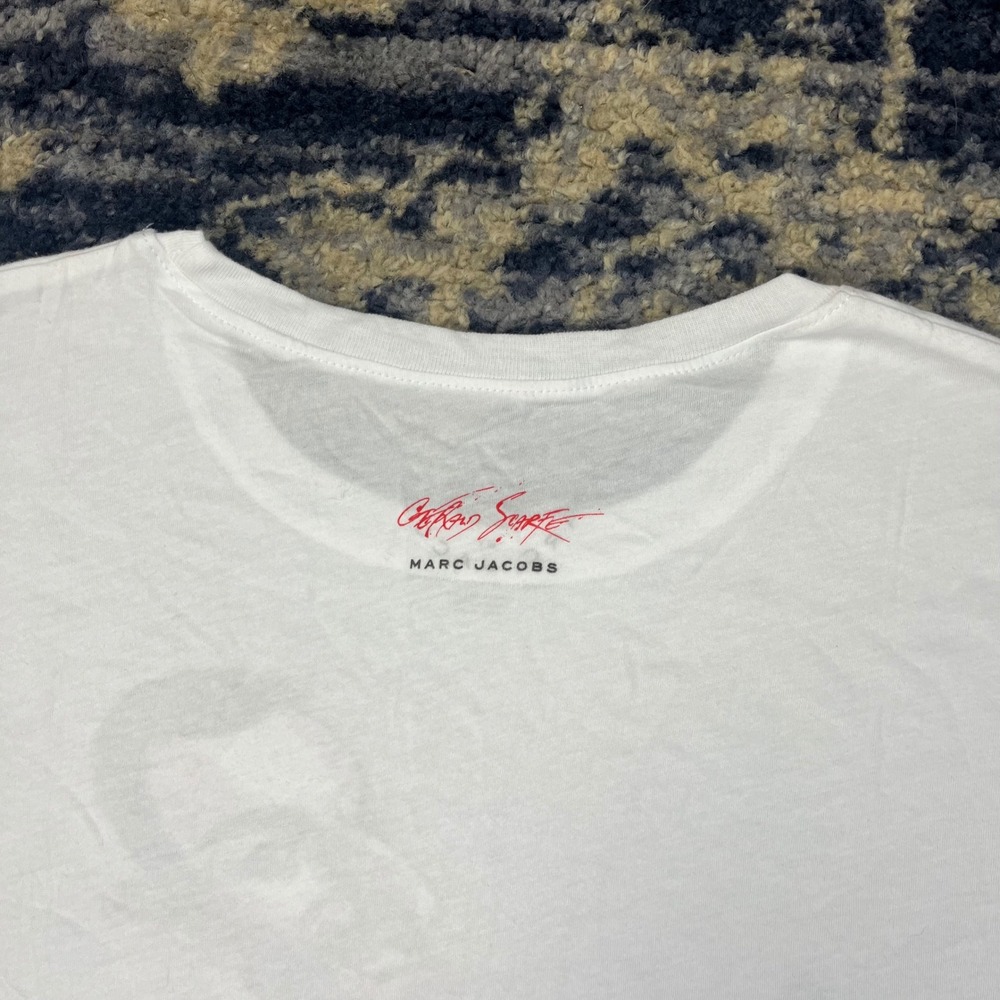 Marc Jacobs x Gerald Scarfe White Graphic T-Shirt Medium M7000229-100 NWT - Picture 5 of 8